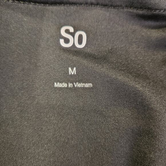 SO SS Knit Faux Wrap Mini Dress Junior M Black Orange Floral Bow Mesh Whimsigoth - Picture 4 of 12